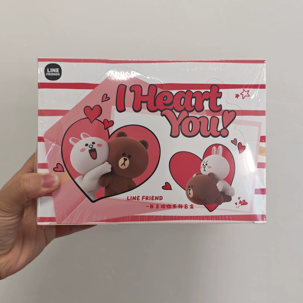 LINE FRIENDS | LINE FRIENDS I Like Your Series Of Blind Box Mini Ornaments Brown Bear Kenitu Trend Toy Doll Desktop Ornaments Gifts