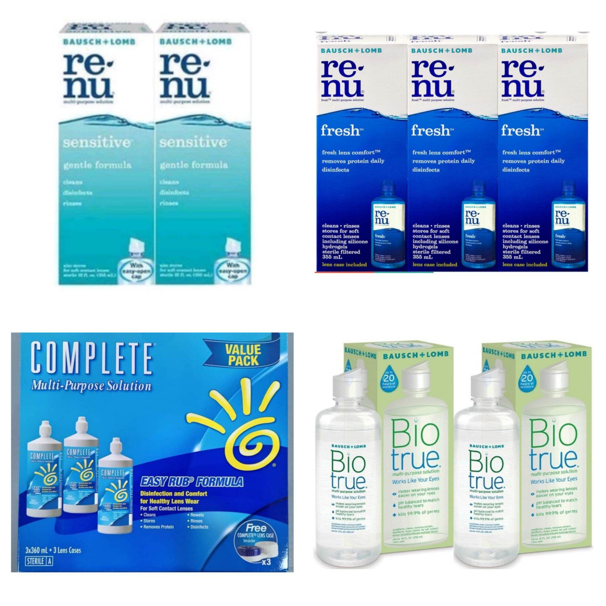 Bausch and Lomb, Complete Multi Purposes (Contact eye solutions)