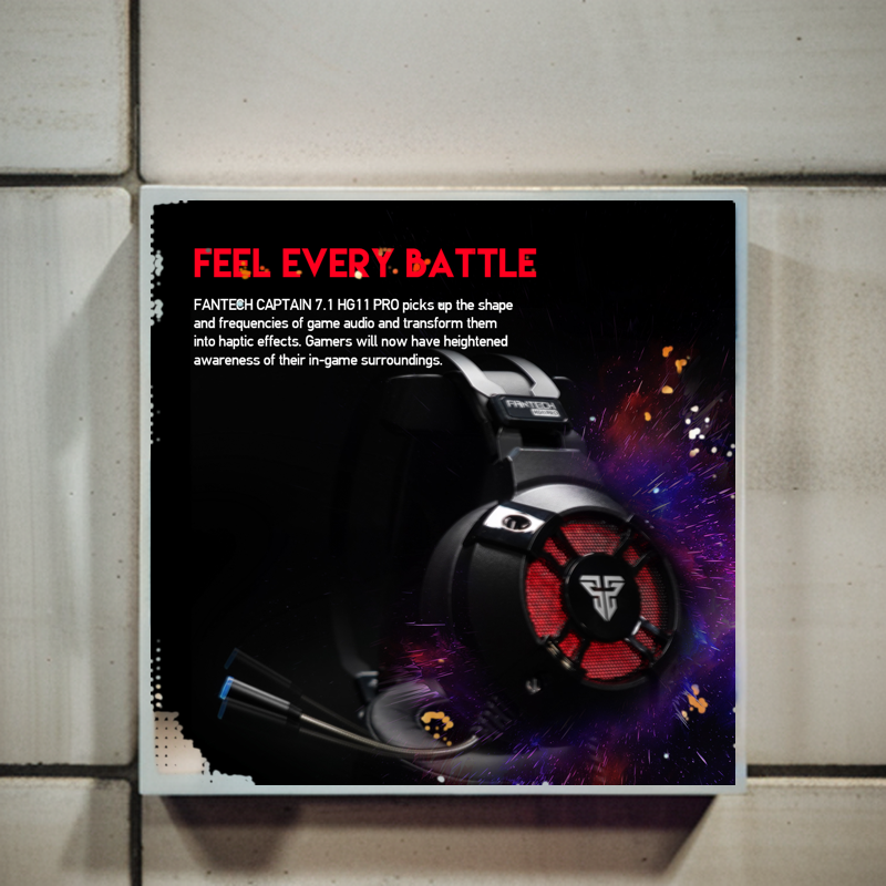 Fantech HG11 RGB USB 7.1 Gaming Headset. 