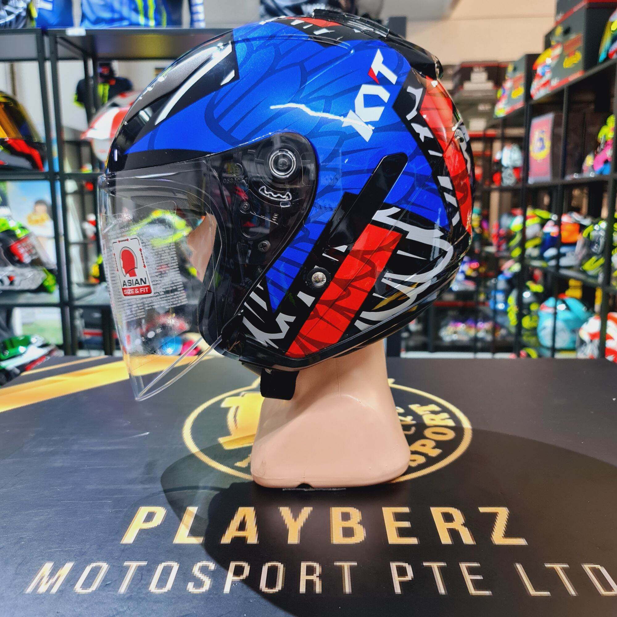 KYT HELLCAT STAR BLACK HELMET Lazada Singapore