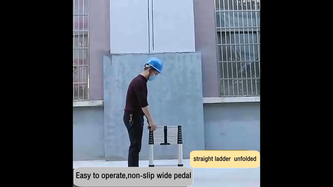 CK Telescopic Aluminum Double-sided Ladder Double Multipurpose Ladder Folding Ladder