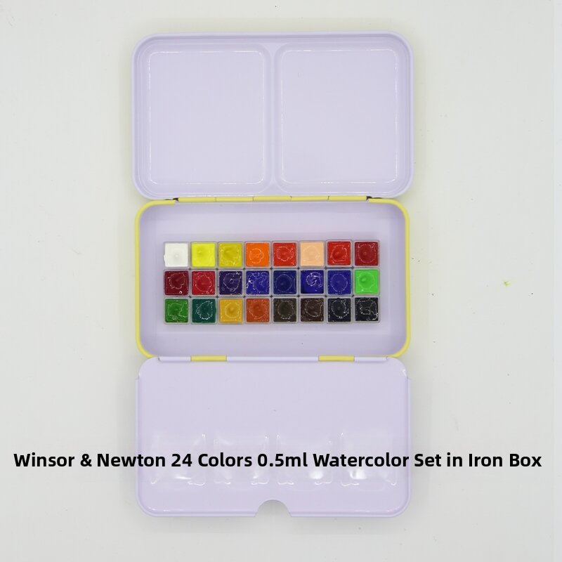 Winsor & Newton | Beginner Friendly 24 Color Watercolor Set 24pc