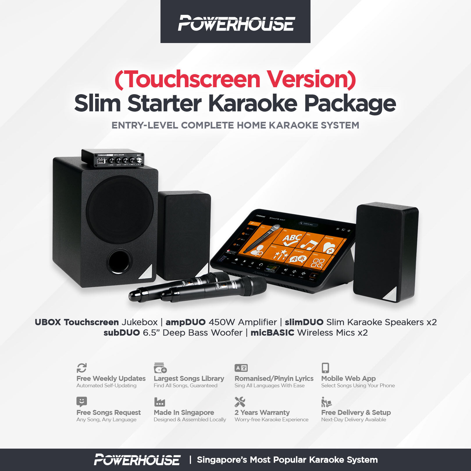 [SG] Powerhouse Touchscreen Jukebox KTV System / Karaoke Box - Karaoke ...
