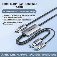 Samzhe | 4K HDMI to DP Converter Adapter