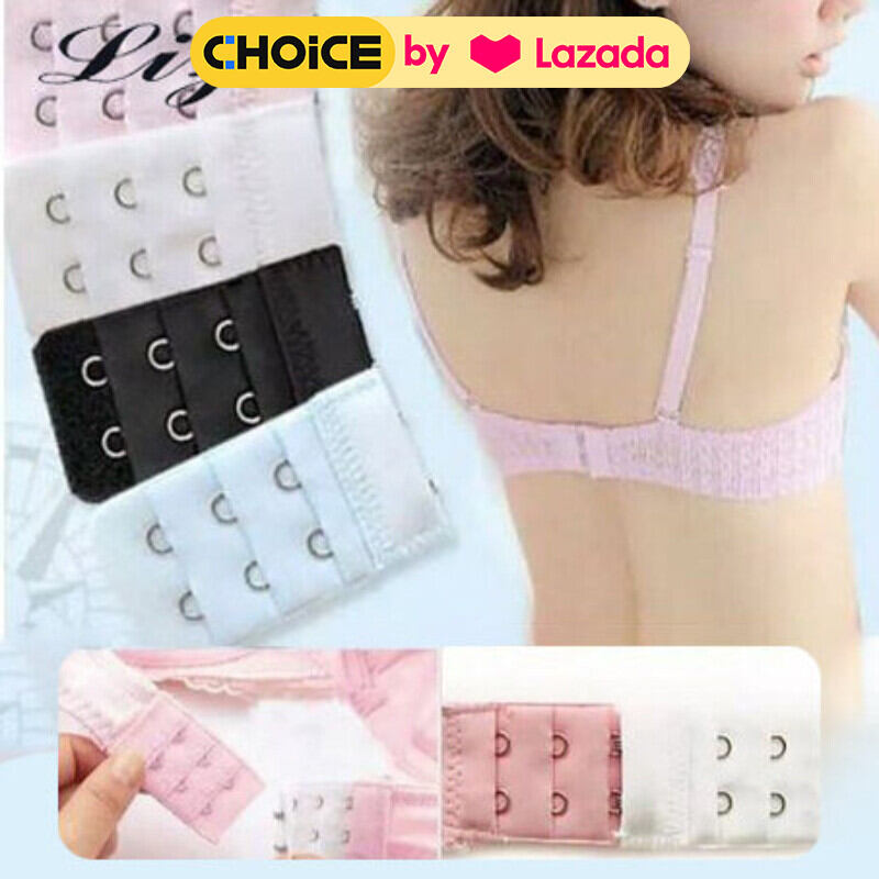 Lizida สายรัดหลังสายเพิ่มความยาวบรา2/3/4ตะขอ3แถวอุปกรณ์เสริมไร้สายชุดชั้นใน ราคา 3 บาท*ส่งฟรี