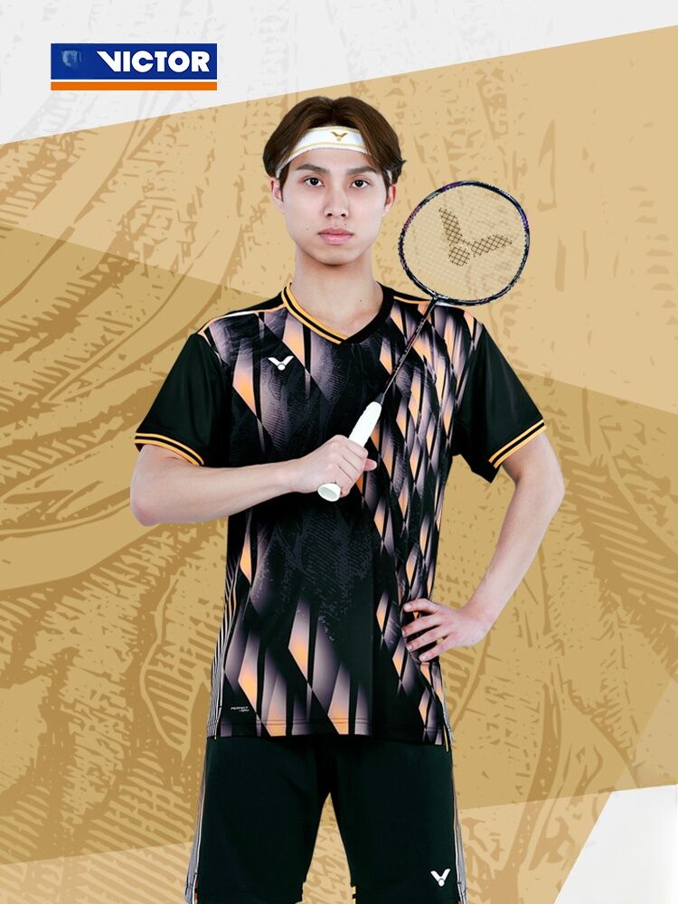 Victor Victor Victory 45000 Badminton Clothing Competition Short Sleeve Dai Ziying 46000 Sleeveless 45001