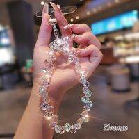 Elegant Crystal Mobile Phone Wrist Strap