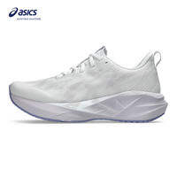 ASICS Women NOVABLAST 5 WIDE Running Shoes in White/Lilac Hint