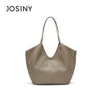 Josiny | Minimalist Genuine Leather Tote Bag
