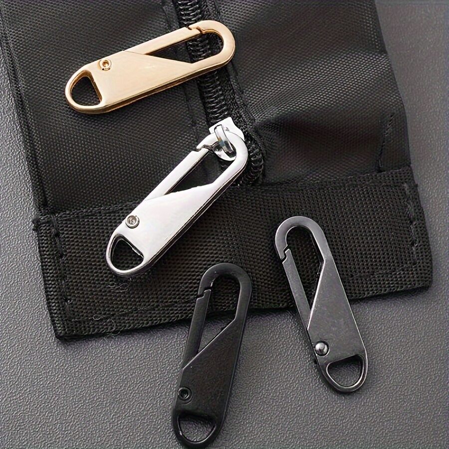 8pcs Instant Zipper Repair Universal Removable Zipper Heads Easily Replace Torn and Broken Zippers on Travel Bags Clothing Craft