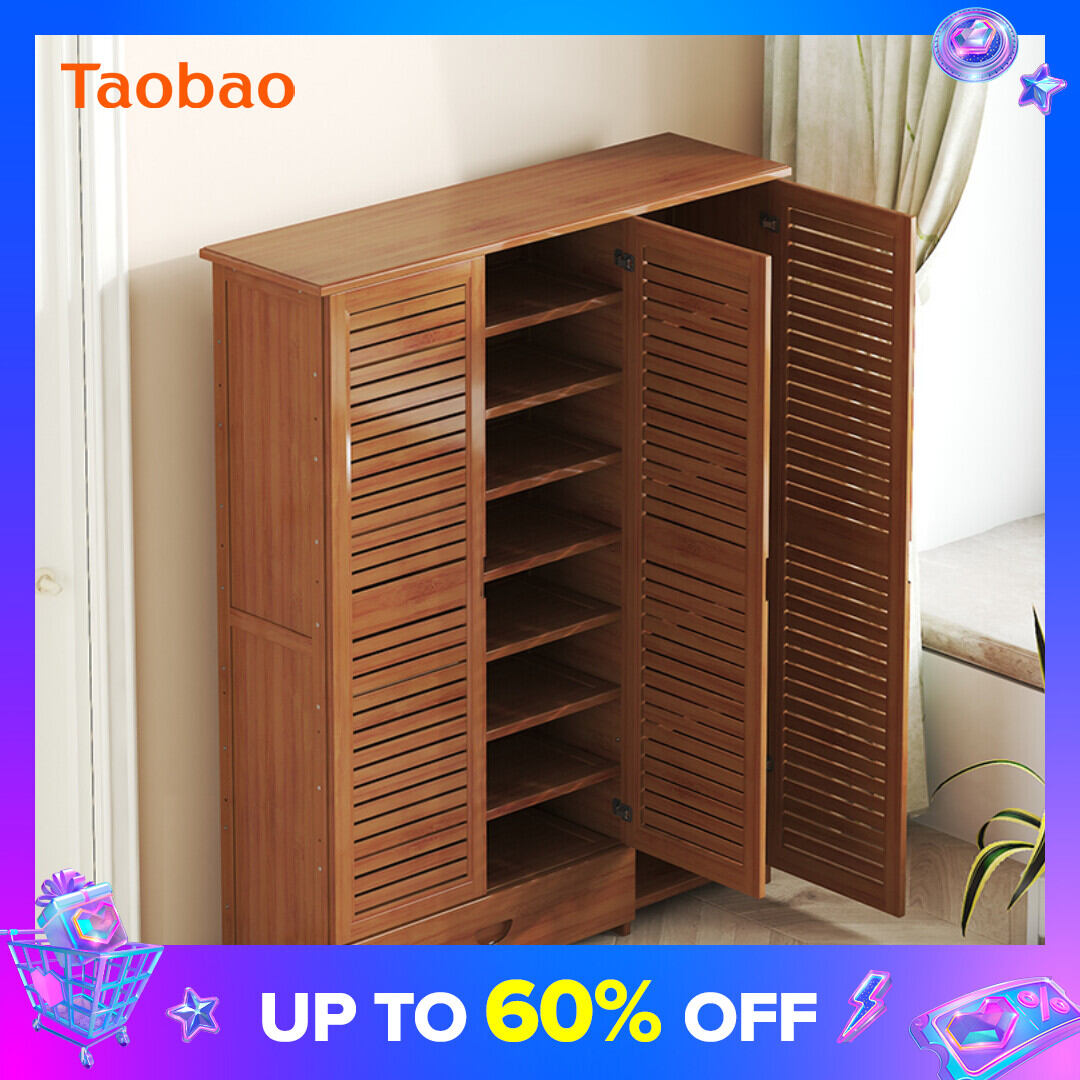 Shoe Cabinet Household Multi-Layer Dustproof Shoe Rack Dormitory Balcony Super Large Capacity Storage Cabinet Modern Simple Doorway Storage Rack