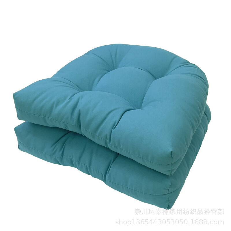 2Pcs Polyester PP Cotton Filling 48x48cm Cushion Garden Chair Courtyard Sofa Cushion Rattan Chair Cushion Tatami Mat Cushion