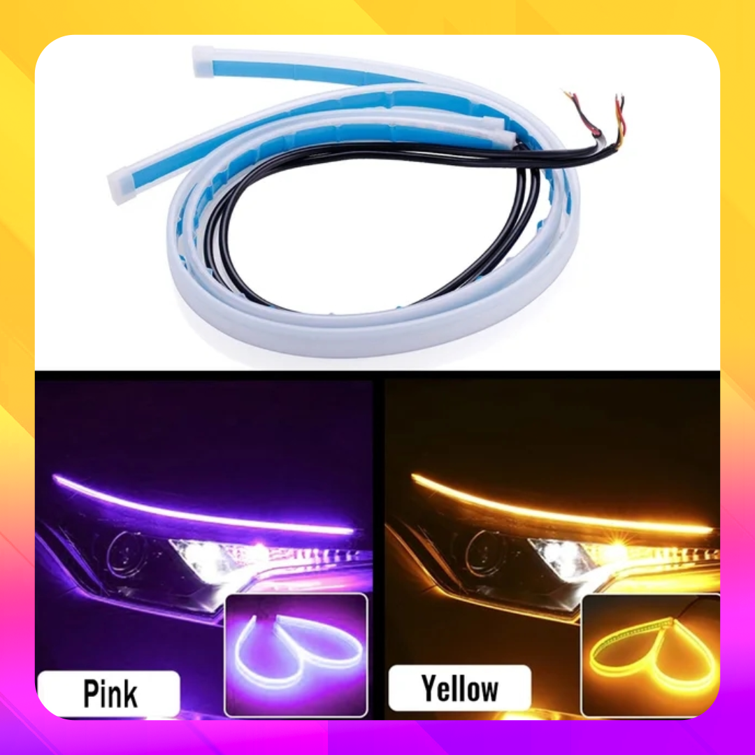 IN Lampu Neon Interior Mobil LED Modif Kekinian isi 2 Pcs | Lampu Decor | Aksesoris Mobil | COD Harga 3,600 rupiah*Gratis Ongkir