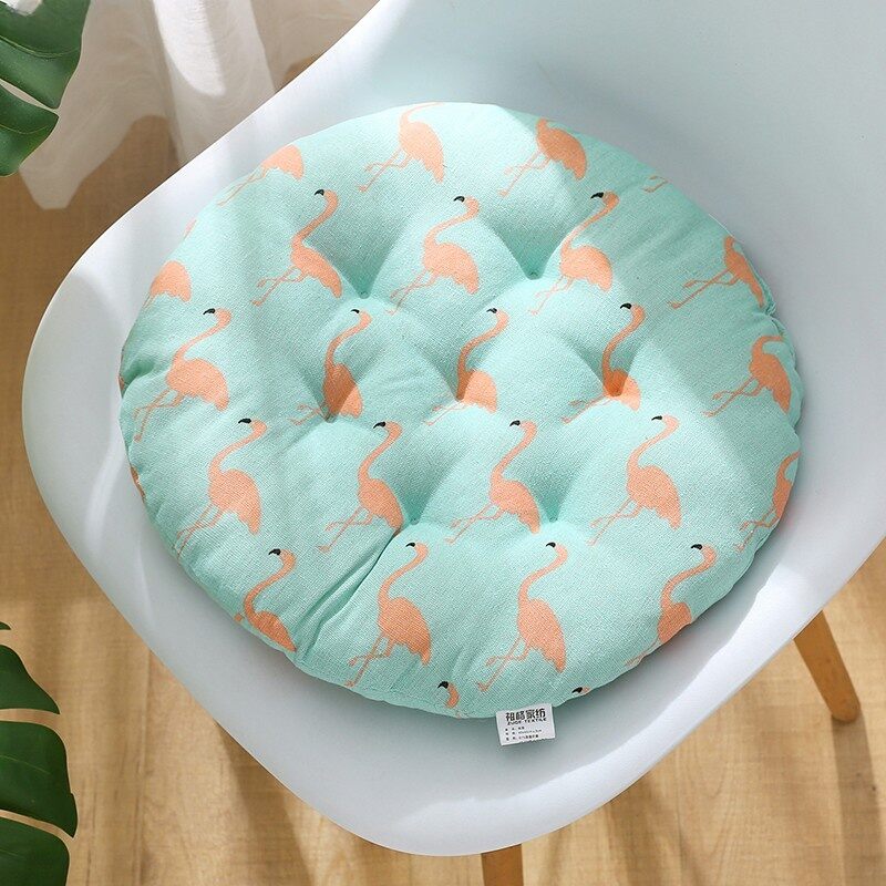 Thickened round Modern Simple Chair Pad ZUGE Textile Geometric Pattern Home Office Floor Sitting Cushion Four Seasons Chair Mat