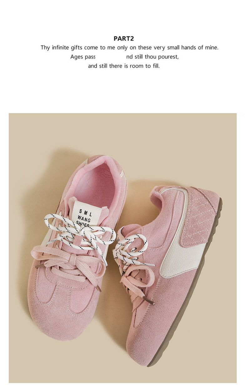 Sepatu Wanita Birkenstock Pink Kasual Sporty Dequan Musim Semi 2025 Gaya Baru Roti Kecil Musim Gugur Musim Dingin Jelek Lucu Sepatu Santai