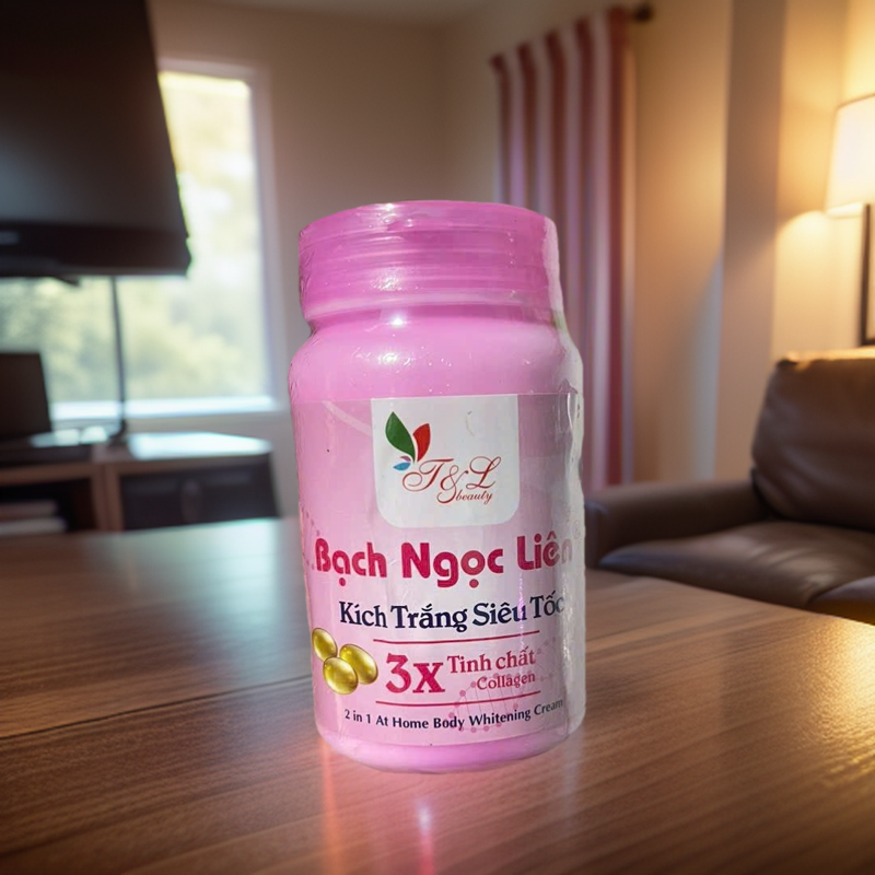 Kem kích trắng bạch ngọc liên hồng 250gram