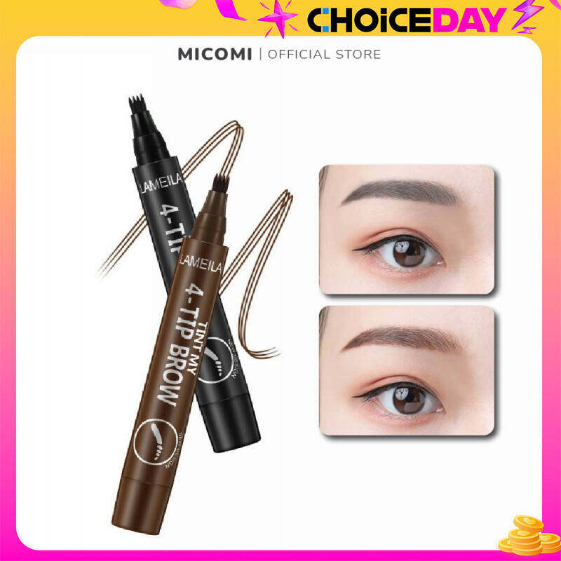 Bút Chì Kẻ Lông Mày Phẩy Sợi 4D Chống Nước Lâu Trôi Make Up Trang Điểm Mắt Kẻ Chân Mày MICOMI Cosmetics