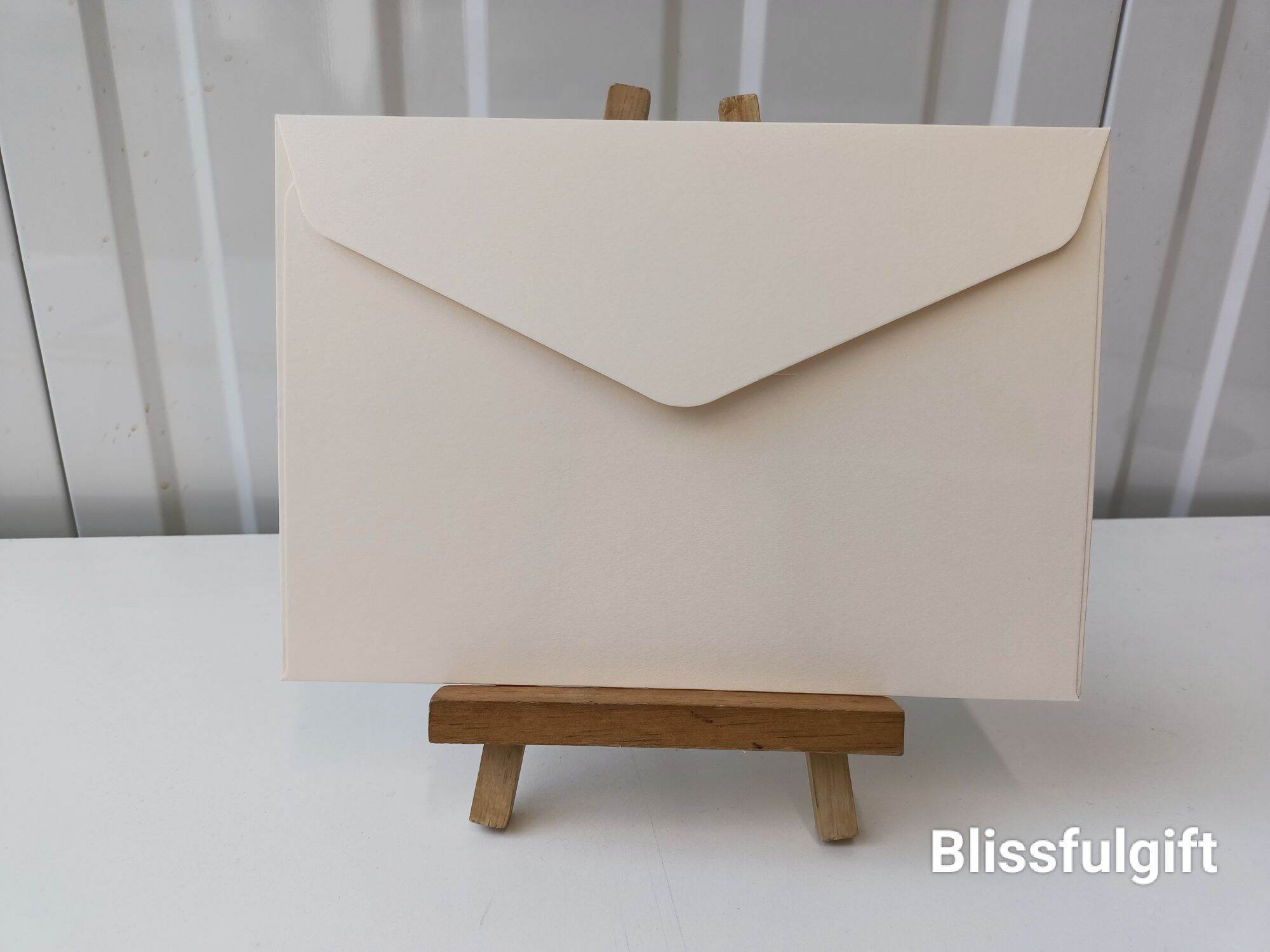 10pcs A5 Colour Pearlescent Thick C5 Envelope CNY Greeting Card Wedding Gift Card