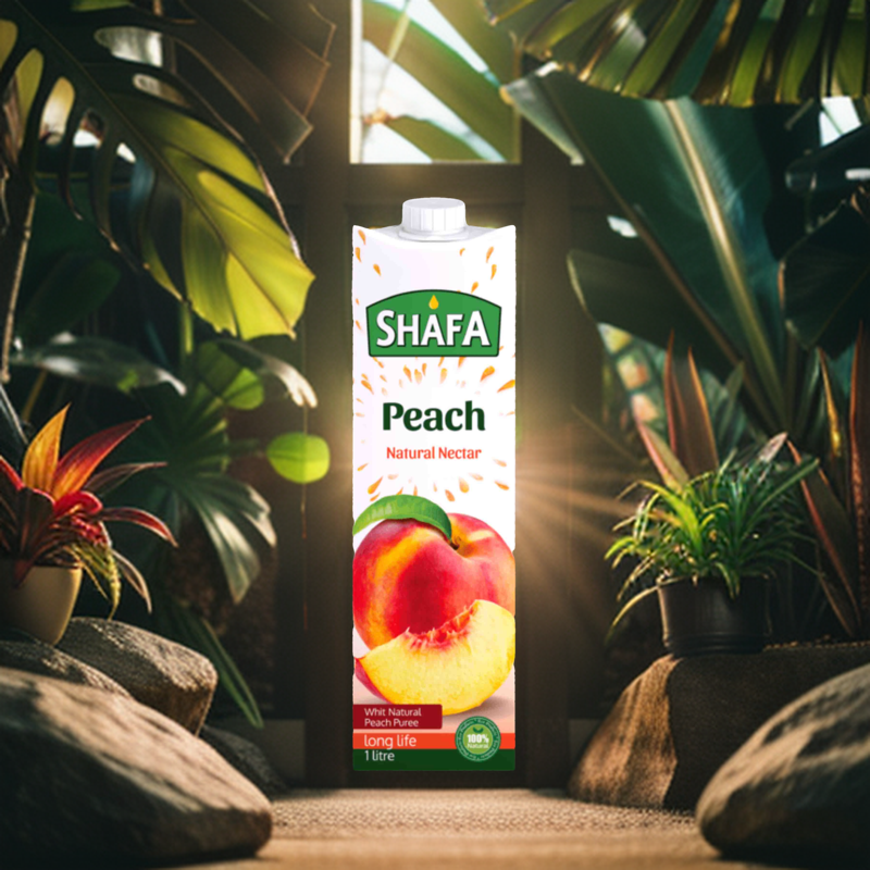 Shafa Peach Juice. 