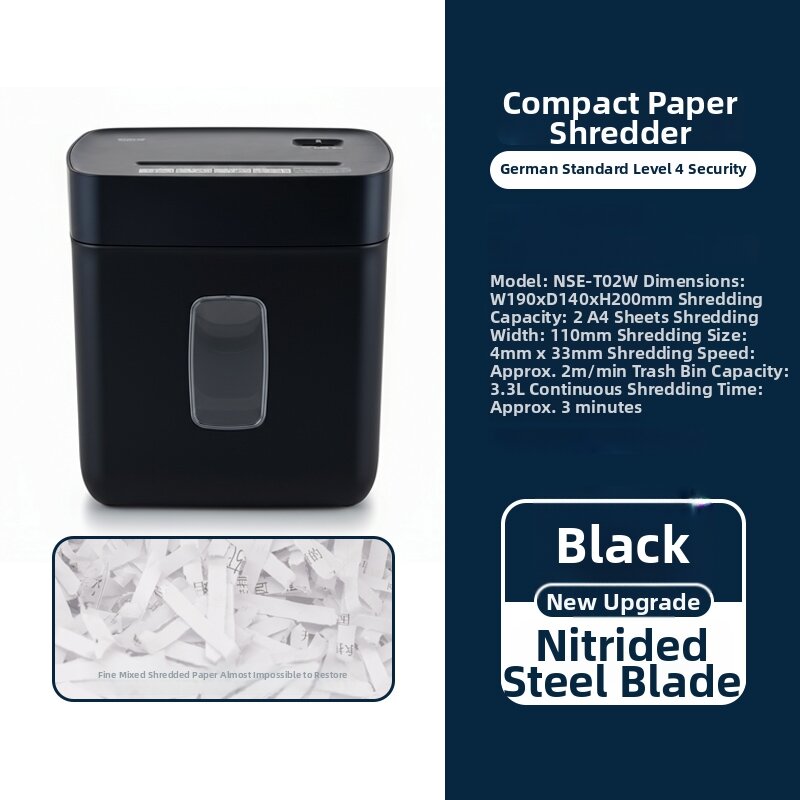 Digio2 | Portable Mini Electric Shredder Level 4 Security