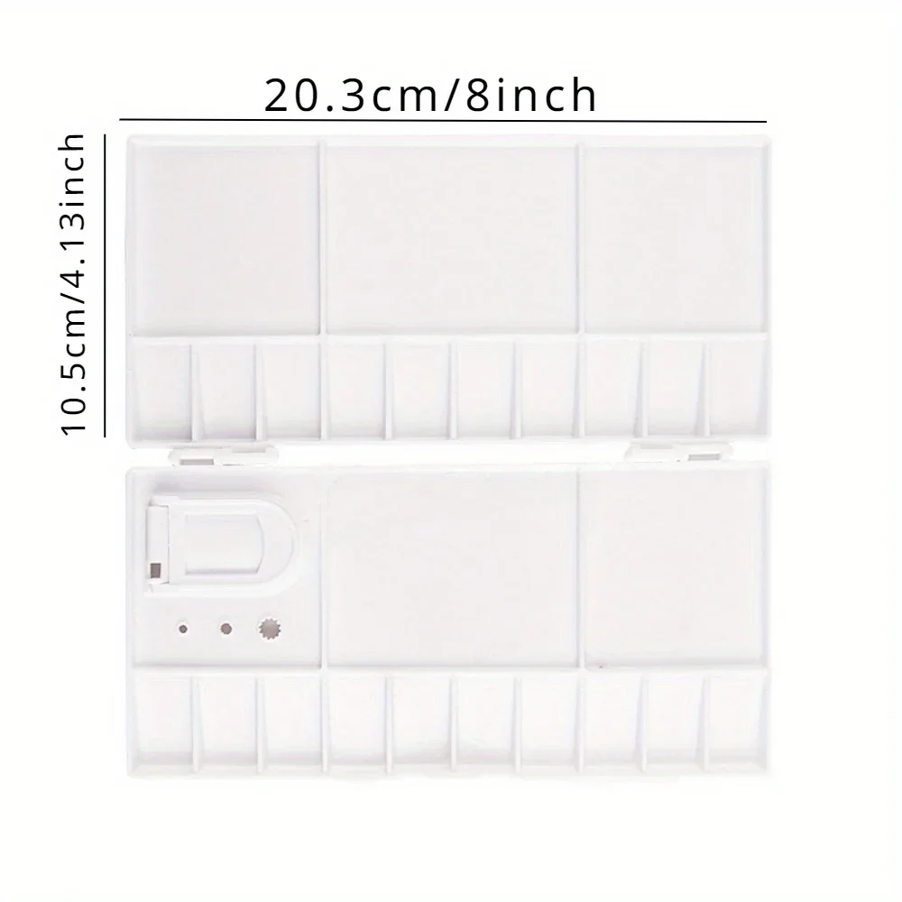 1PC 25 Grids Palette Large Art Paint Tray Artist Oil Watercolor Plastic Palettes For Painting Drawing Supply Kids Drawing Toy