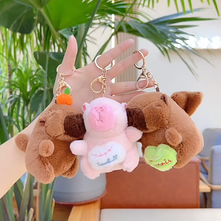 Gantungan Kunci Capybara Ekor Putar Premium Ganci Kapibara Capibara Bagcharm Ingus Pop Sayap Gerak