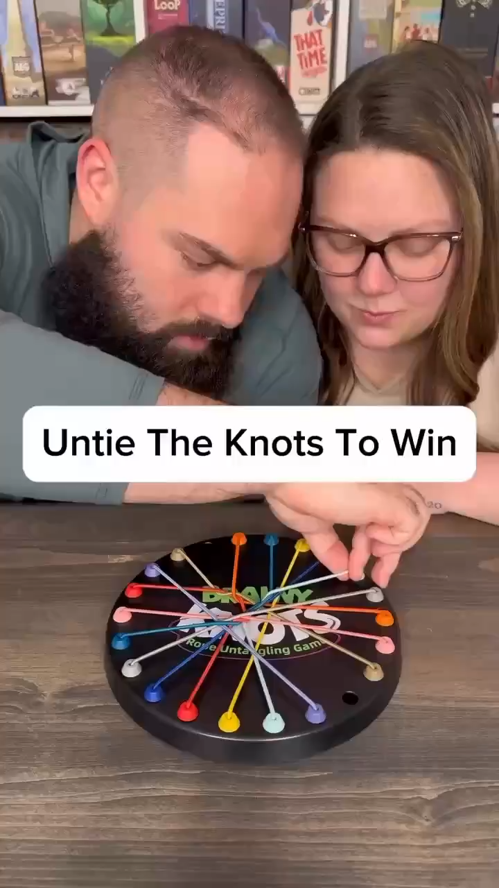 Breaking The Rope Challenge Puzzle Toy Board Games for Kids Rope ...