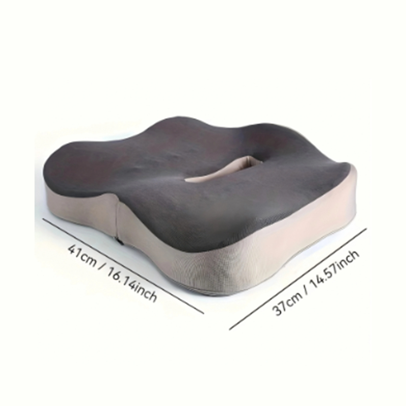 1 Pcs 3D Ergonomic Memory Foam Seat Cushion Orthopedic Chair Pad Pain Relief For Office Desk Chair Car Seat Home Travel