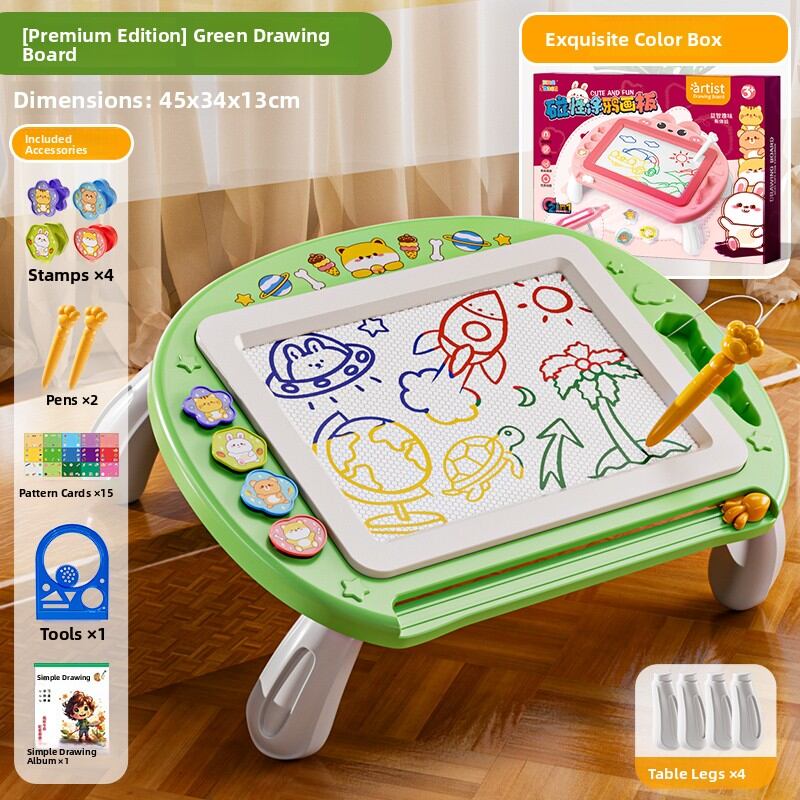 BABYSHOME | Large Magnetic Drawing Board Erasable Childrens Writing and Doodle Board