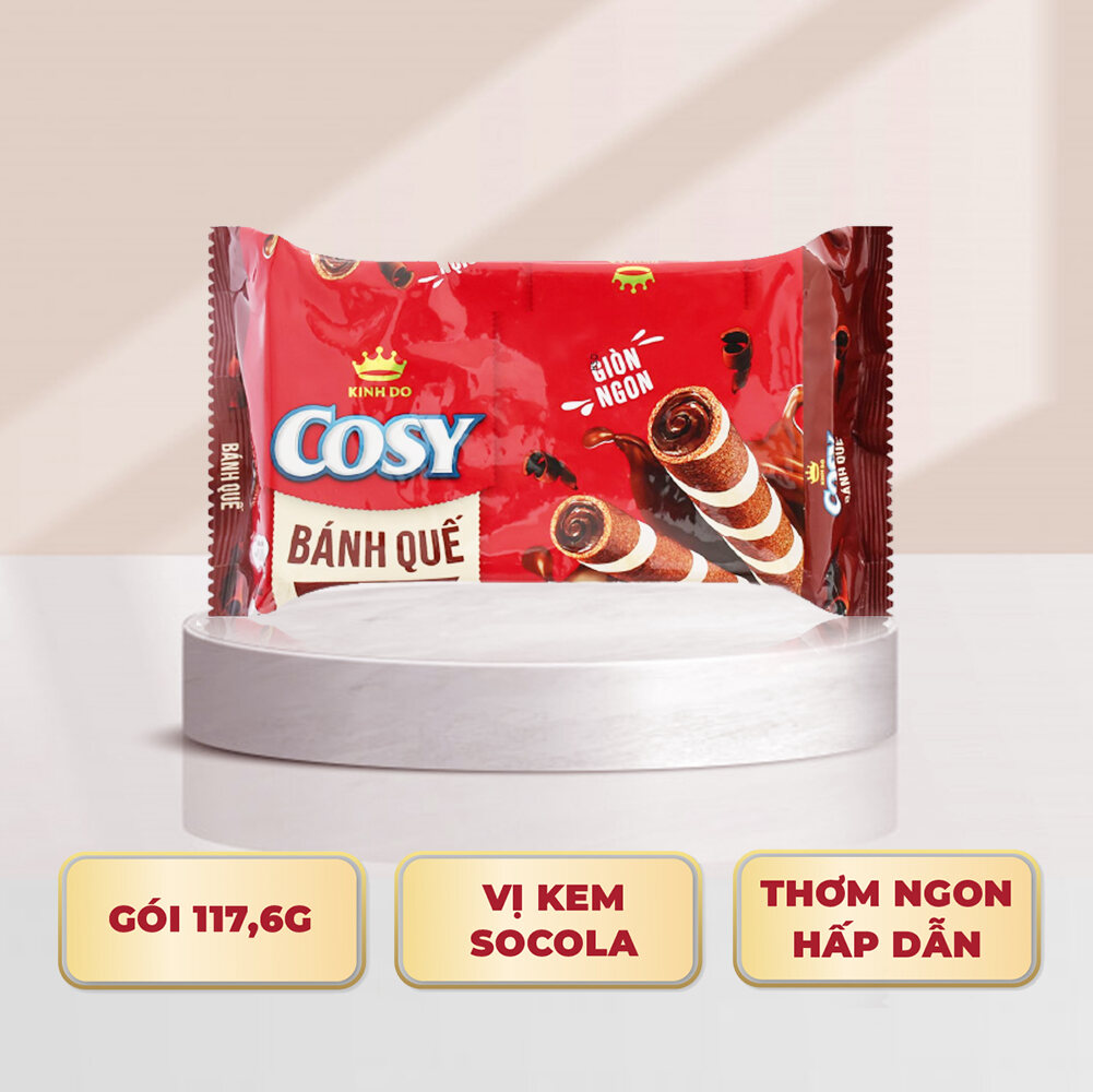 Bánh Quế Cosy Vị Kem Socola - Gói 126G