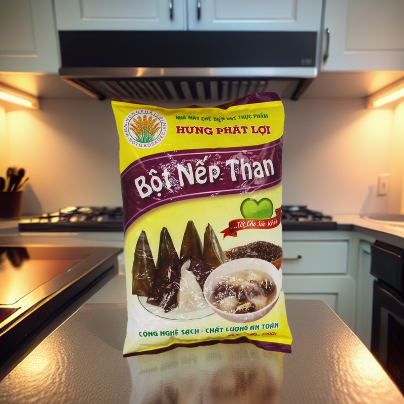 BỘT NẾP THAN HƯNG PHÁT LỢI BỊCH 500G