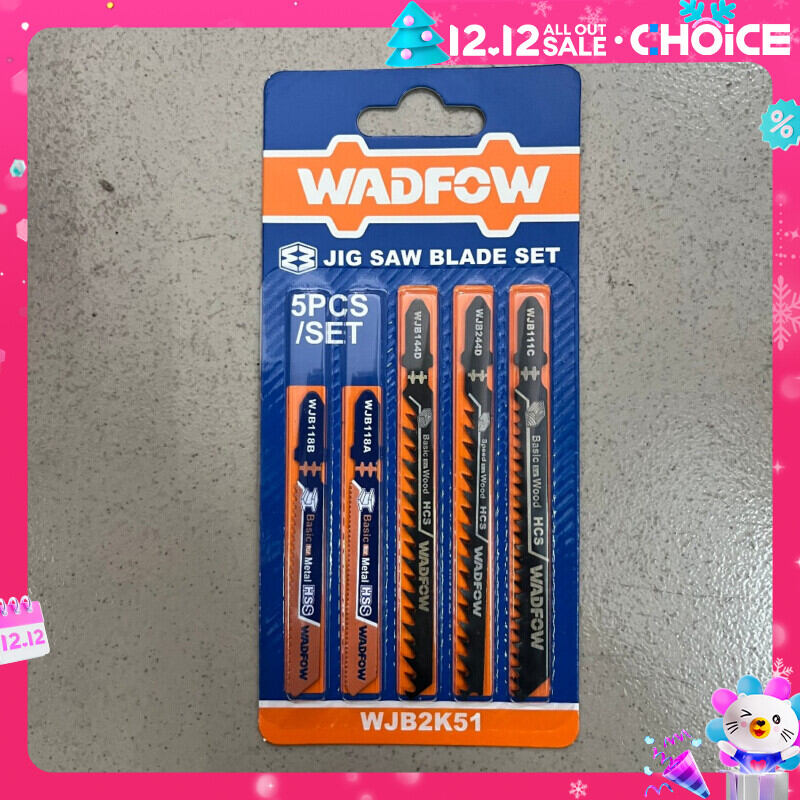Bộ 5 lưỡi cưa lọng đa năng Wadfow WJB2K51
