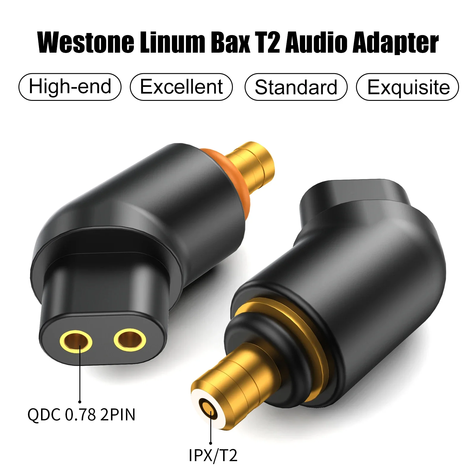 Qdc To 2 Pin Adapter - High-Quality Audio Cable For Headphones