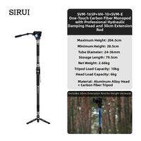 SIRUI | Carbon Fiber Hydraulic Quick-Release Monopod