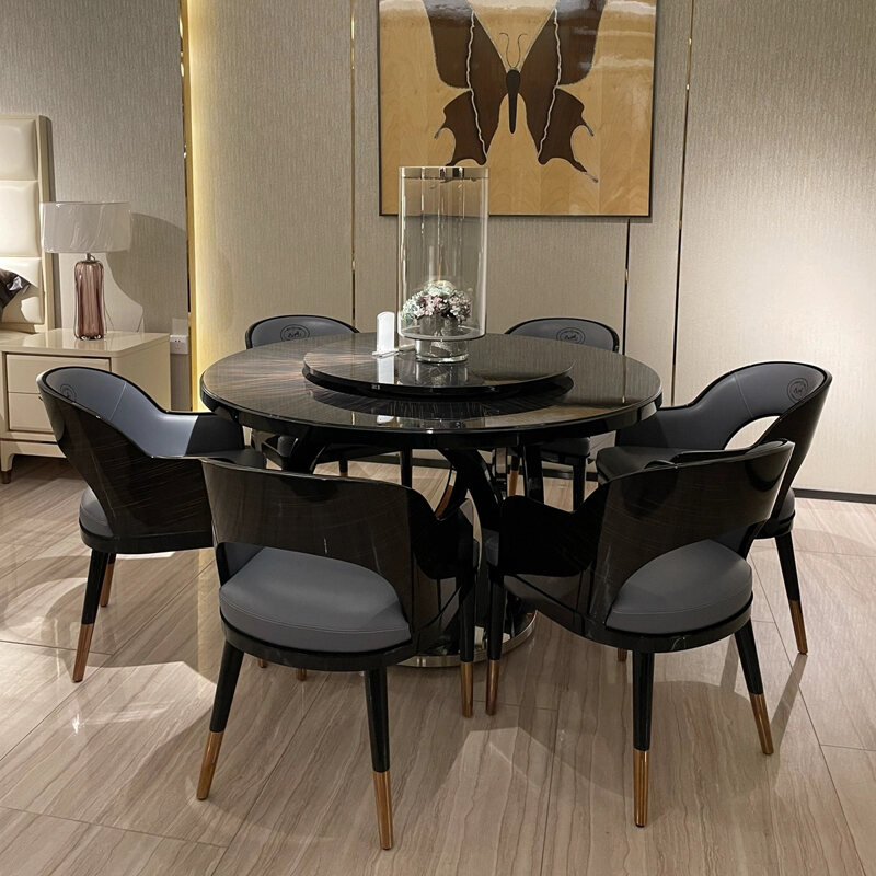 contemporary round kitchen table and chairs