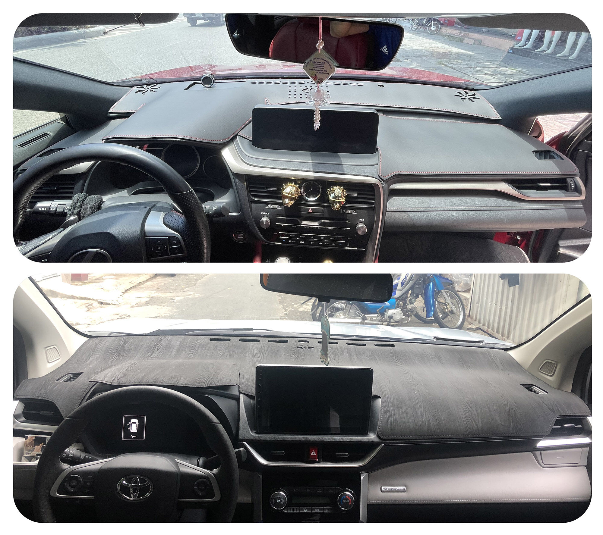 Mitsubishi Xpander Cross đời 2023 đến 2024) Thảm taplo chống nắng ô tô da vân gỗtuyết nhungcacbonda puda lộn chuẩn form Thảm Taplo Nhung Tuyết Cho Xe Mitsubishi - Lazada | Lazada.vn