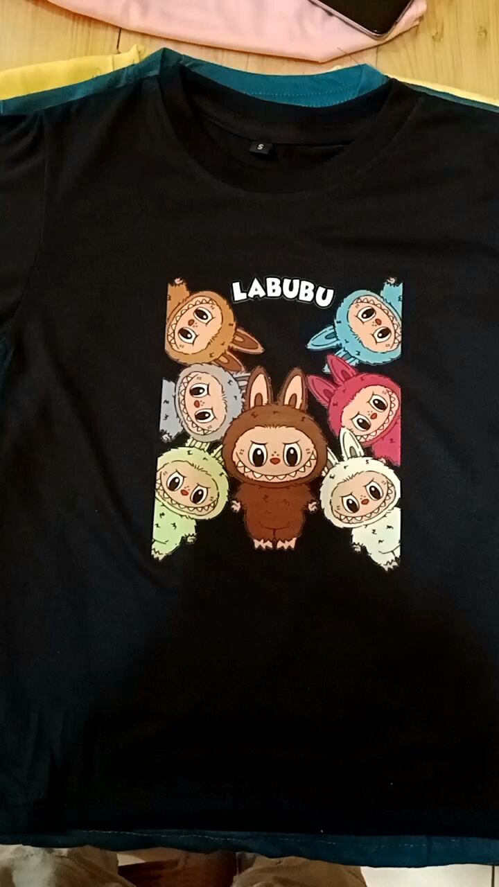 kaos anak labubu usia 2-10 tahun cowok cewek