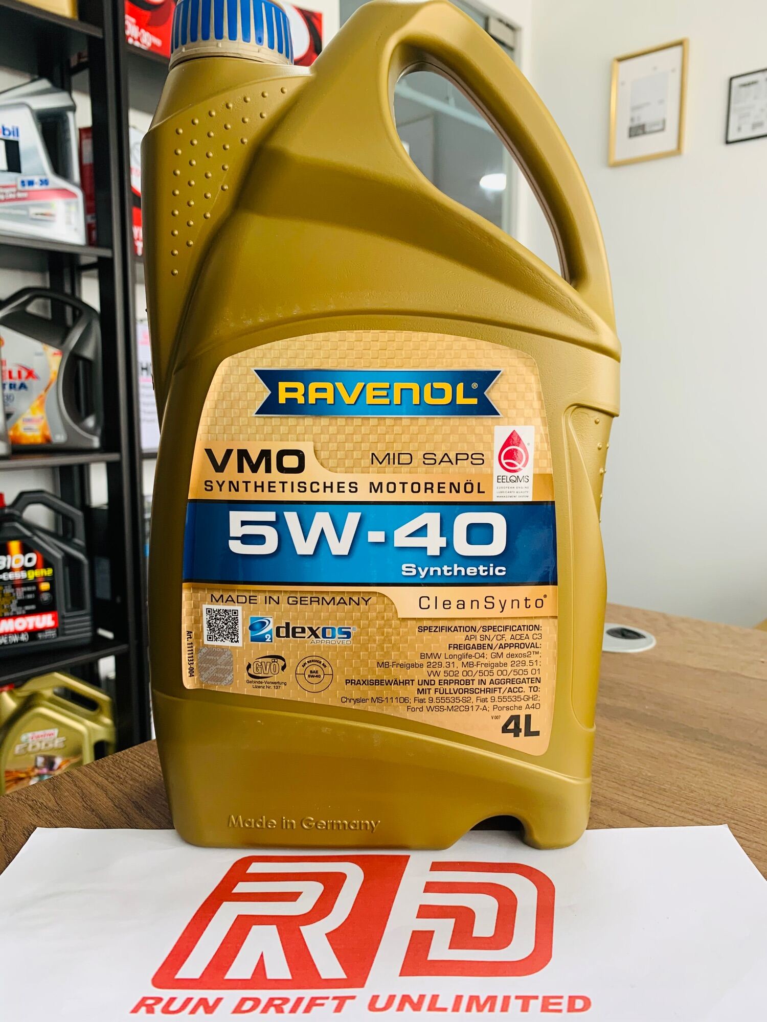 Ravenol VDL SAE 5W40 Reviews & Info Singapore