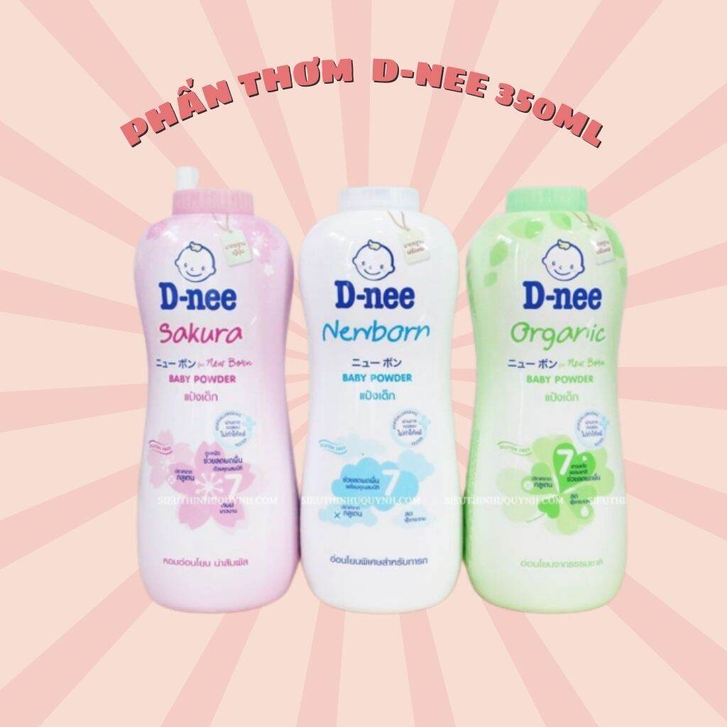 Phấn Rôm Em Bé Dnee Thái Lan D-nee Baby Powder 350g