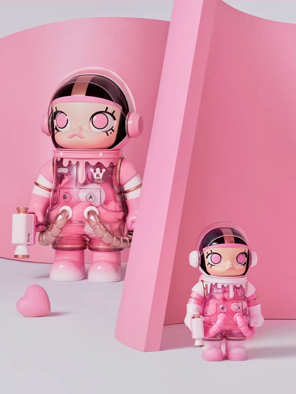 LIMITED EDITION !❤️】POP MART MEGA SPACE MOLLY 400% 心语