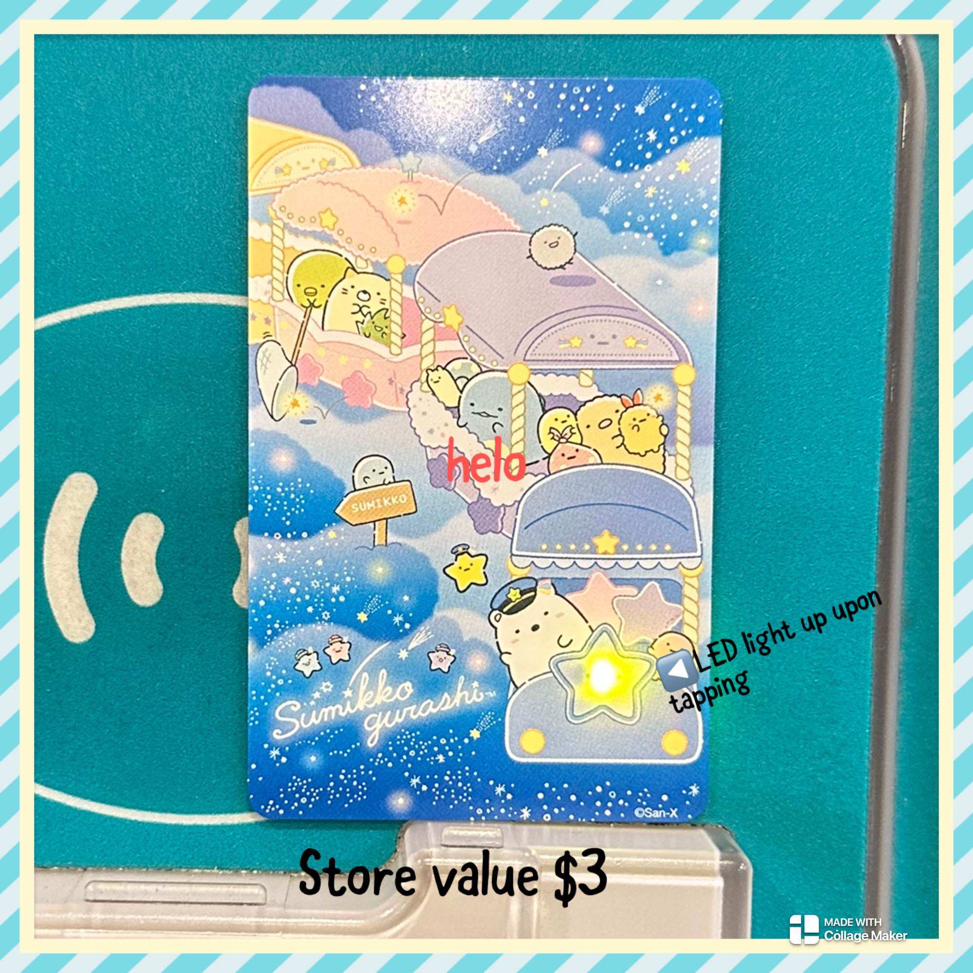 Simply go Ezlink card led sumikkogurashi Sanrio chococat sg60 Merlion Tom and Jerry My Melody tweety bird ultraman we bare bear black adam tsum tsum dragon cny (🚚💨Ready stock)