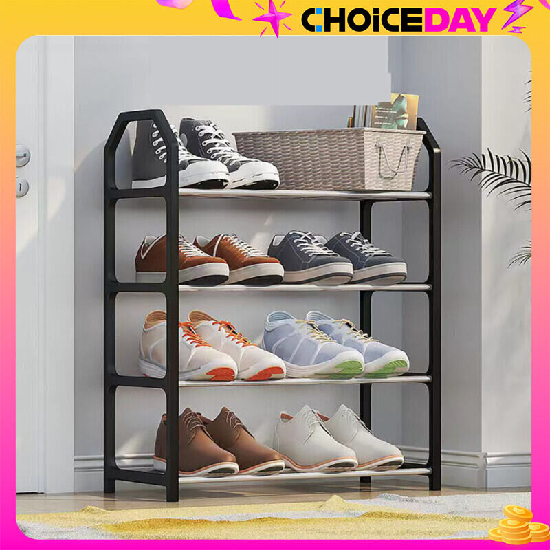 1pc Simple Trapezoid Shoe Rack For Home Entryway, Dorm Room