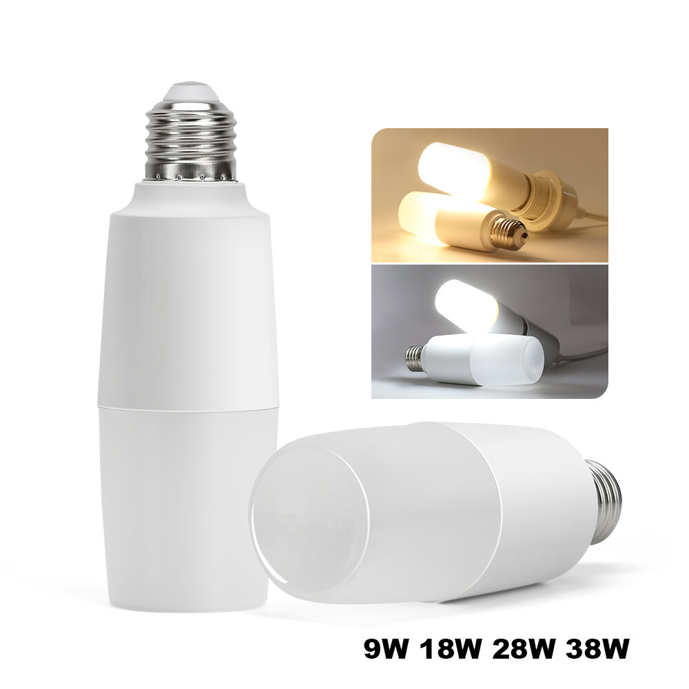 LED Light Bulb E27 Energy Saving Lamps AC 220V 9W 18W 28W 38W Home Indoor Lampada LED Light Bombilla Spotlight Lighting Lamp