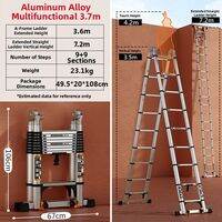 JILAIYAO | Aluminum Multifunctional Extension Ladder