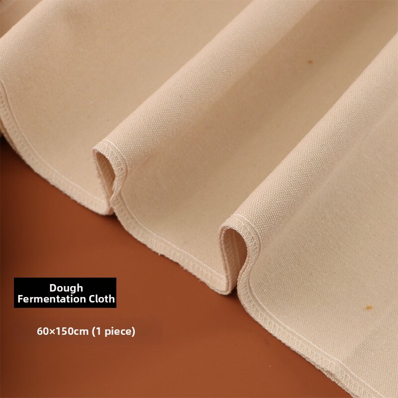 Thickened Pure Cotton Bread Fermentation Cloth Moisture Proof Canvas Baguette European Style Baking Cover Cloth Baking Tools
