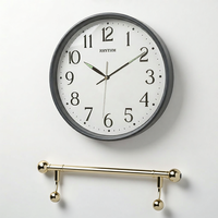 RHYTHM | Luminous Silent Modern Minimalist Wall Clock No Nailing Required