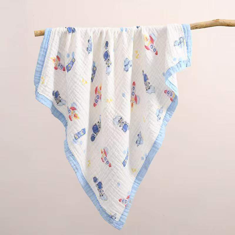 XIANWANFAN | Infant Toddler Cotton A Class Multi-use Blanket 6 Layers