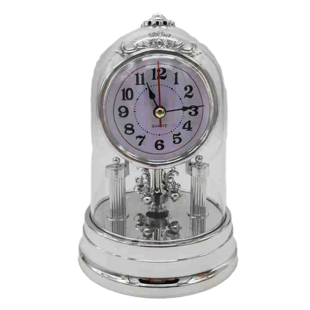 Vintage Clock European Style Antique Clock Retro Style Table Clock with Pendulum and Chime Antique Vintage Design