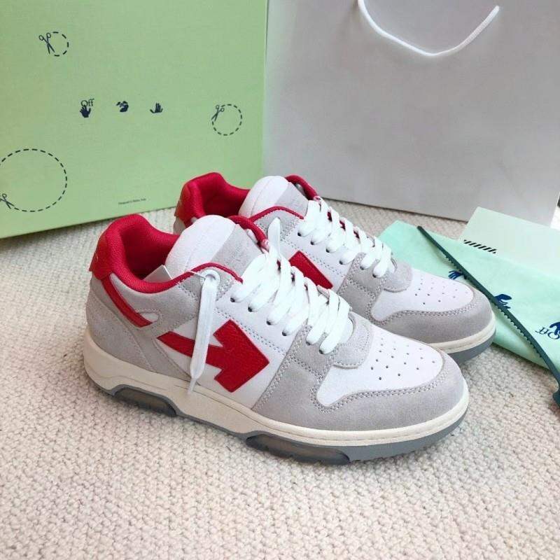 Off-White Thick-Heeled Casual Sports Shoes Unisex Fashionable Leisure Sneakers Luxury Women's Flat Footwear round Toe Mesh Inner · v10
