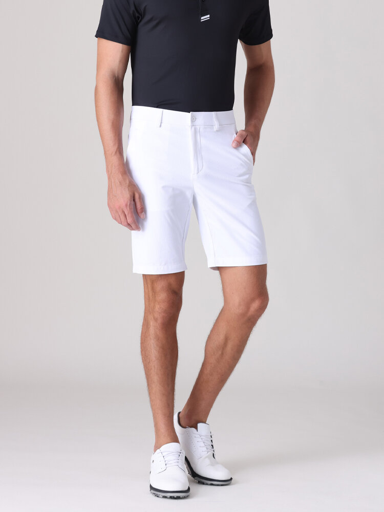 Yeni Golf Şortları Erkek Hızlı Kuruyan Nefes Alabilir Spor Golf Pantolonları Yaz Golf Giysileri Erkek Giyimi Düz Renk Orta Boy Şortlar